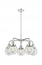  916-5CR-PC-G202-6 - Beacon - 5 Light - 25 inch - Polished Chrome - Chandelier