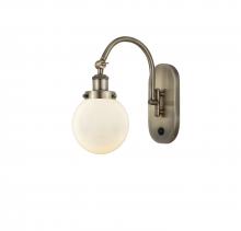  918-1W-AB-G201-6 - Beacon - 1 Light - 6 inch - Antique Brass - Sconce