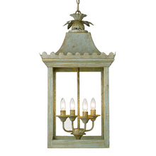  0838-4P VS - Finley 4-Light Pendant in Vintage Sage