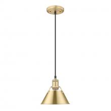  3306-S BCB-BCB - Orwell BCB Small Pendant - 7" in Brushed Champagne Bronze with Brushed Champagne Bronze shade