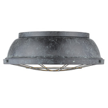  7312-FM16 BP - Bartlett Flush Mount in Black Patina