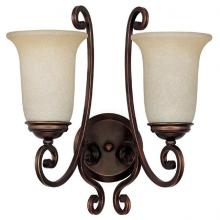  1772BB-413 - Two Light Burnished Bronze Wall Light