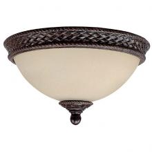 Capital 2183WB - Two Light Weathered Brown Bowl Flush Mount