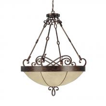 Capital 4165RT - Six Light Rustic Up Pendant