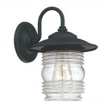  9671BK - 1 Light Outdoor Wall Lantern
