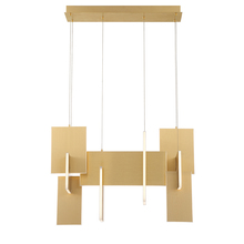  37345-013 - Coburg, Chandelier, LED, Lnr, Gold