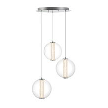  45736-018 - Atomo 3 Light Pendant in Chrome