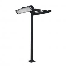  EF3908PMDB - Eurofase EF3908PMDB 39 Inch 8ft Black Pole Mount With Double Crossbar