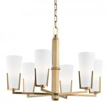  1806-AGB - 6 LIGHT CHANDELIER