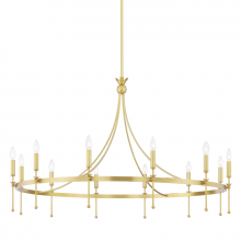 Hudson Valley 4351-AGB - 12 LIGHT CHANDELIER