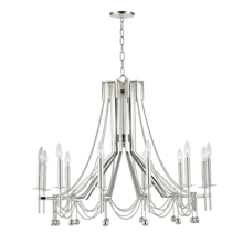  5236-PN - 12 LIGHT CHANDELIER