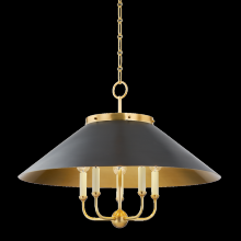  MDS1403-AGB/DB - 5 LIGHT CHANDELIER