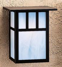 Arroyo Craftsman HS-10AGW-VP - 10" huntington sconce with roof and classic arch overlay