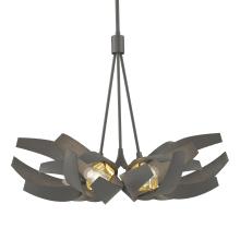  136502-SKT-MULT-20-BR-YE0352 - Corona Brass Accent Pendant