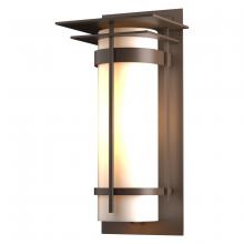  305994-SKT-75-GG0037 - Banded with Top Plate Large Outdoor Sconce