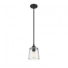  497001-MB - Evalon 1-Light Mini-Pendant light Matte Black