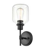  6941-MB - Asheville 1-Light Wall Sconce Matte Black