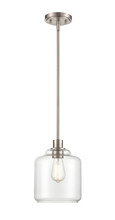  6901-SN - Asheville 1-Light Pendant light Satin Nickel