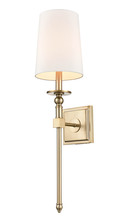  6971-MG - 1-Light Wall Sconce Modern Gold