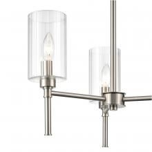  9913-BN - Chastine 3-Light Chandelier Ceiling Light Brushed Nickel