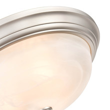  4605-SN - 3-Light Flushmount Ceiling Light Satin Nickel