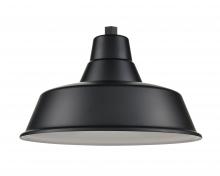  RCLWS17-SB - R Series 1-Light Classic Warehouse Shade Satin Black