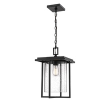  2625-PBK - Adair 1-Light Outdoor Hanging Lantern Powder Coated Black