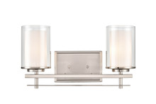  5502-BN - Huderson 2-Light Vanity Brushed Nickel