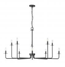  12510-MB - Marceline 1 - Light Chandelier Ceiling Light Matte Black