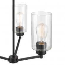  9513-MB - Beverlly 3-Light Chandelier Ceiling Light Matte Black