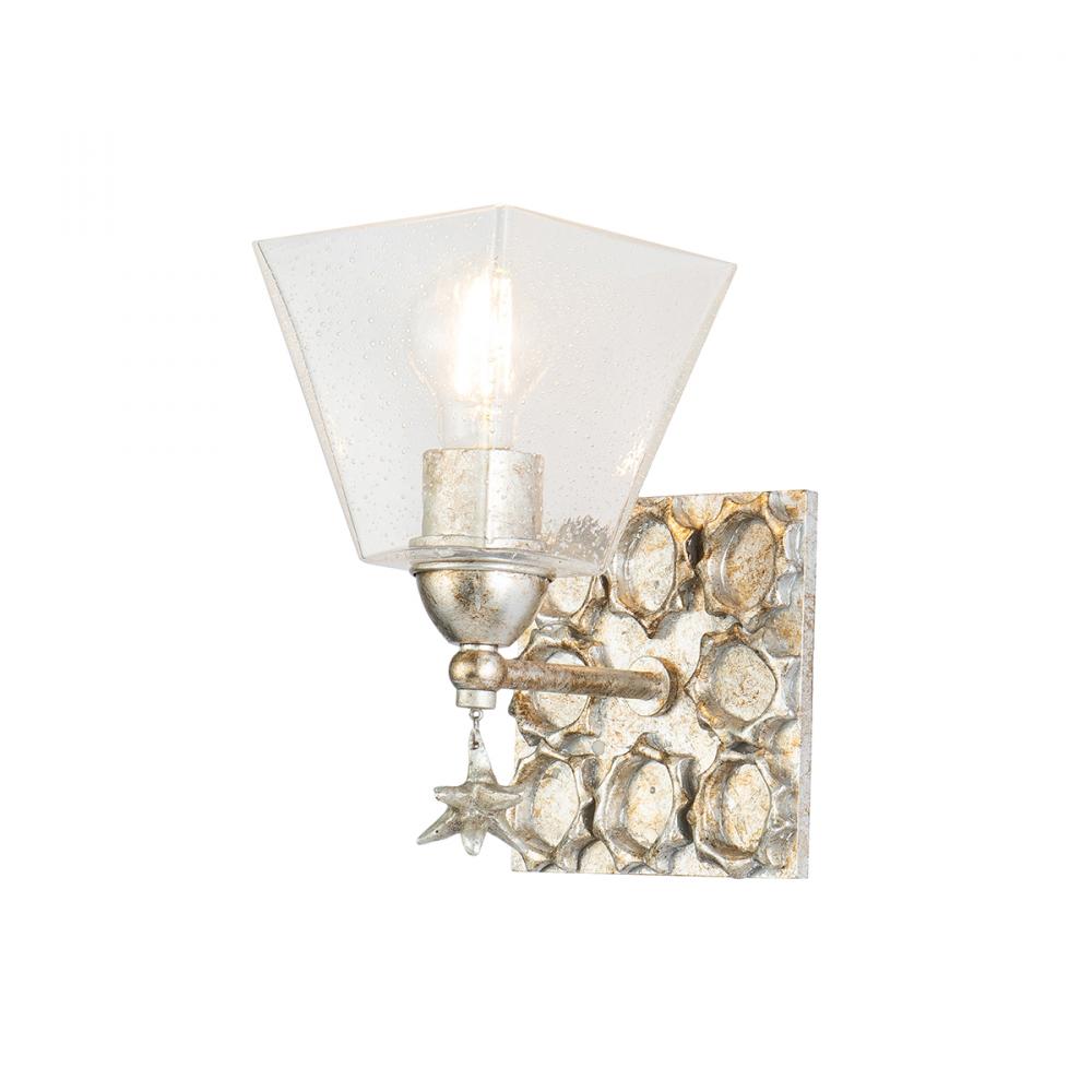 Star 1-Light Wall Sconce In Silver