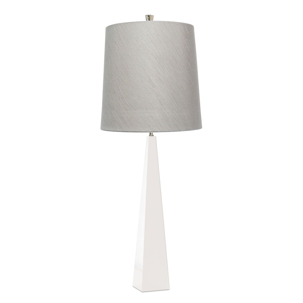 Ascent White Modern Buffet Table Lamp