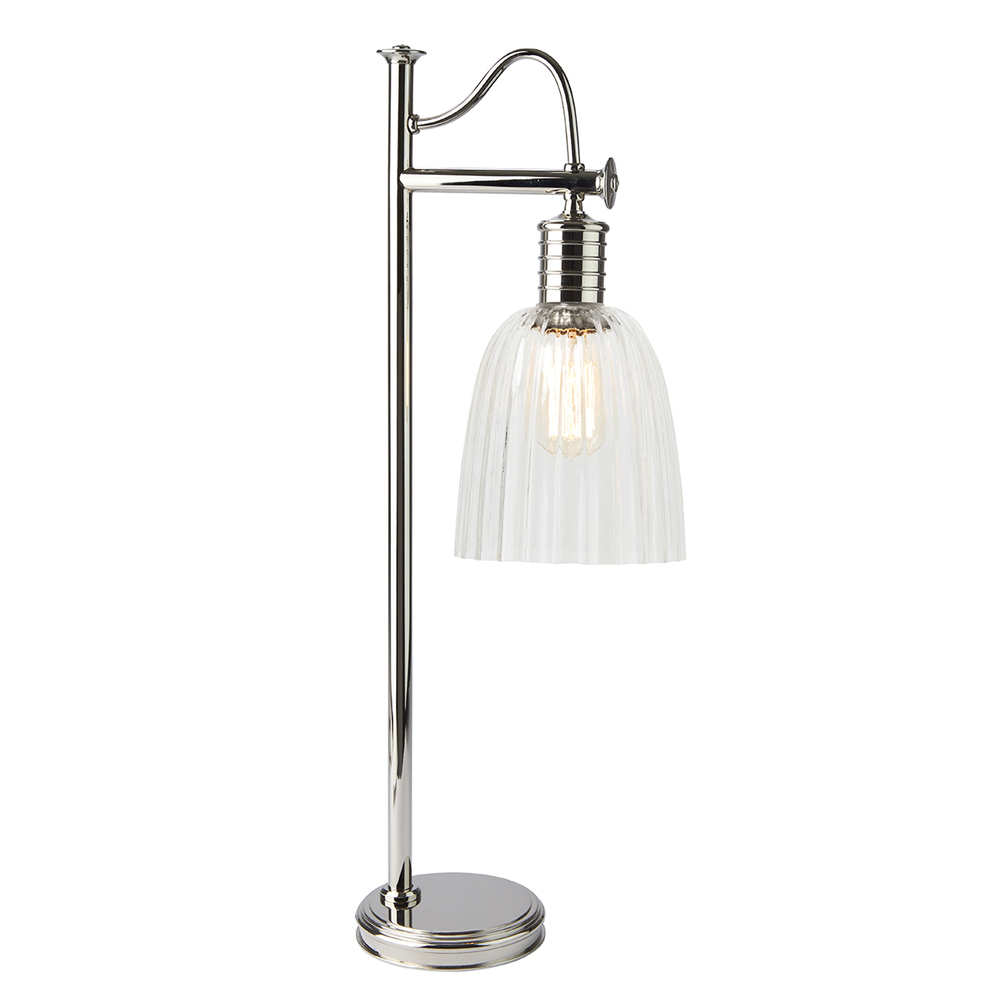Douille Table Lamp with Glass Industrial Reading Lamp