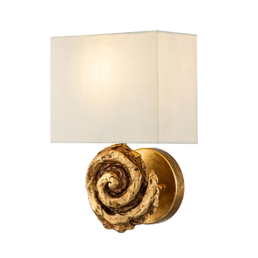 Swirl Large Sconce in Gold