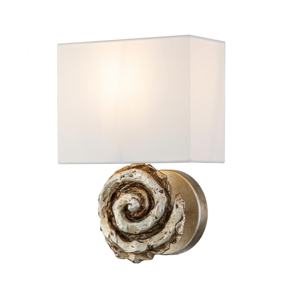 Swirl Large Sconce in Silver