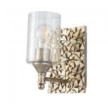 Lucas McKearn BB1158S-1 - Mosaic 1-Light Wall Sconce In Antique Silver
