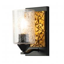 Lucas McKearn BB90586MB-1B1G - Bocage 1 Light Wall Sconce In Bronze And Gold