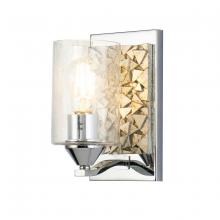 Lucas McKearn BB90586PC-1B1S - Bocage 1 Light Wall Sconce In Silver And Gold