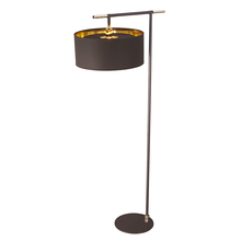 Lucas McKearn EL/BALANCE/FLB - Modern Balance Brown and Polished Brass Floor Lamp