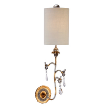  SC1038-G - Tivoli Gold Sconce with Crystals and Whimsical Design