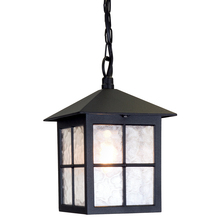  EL/BL18B - Winchester Chain Outdoor Hanging  Lantern in Black