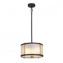 Lucas McKearn PD-CORONA2P-BAB - Corona 2 Light Flush in Bronze