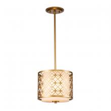  PD1185LG-1 - Ziggy Mini Pendant in Laquered Gold