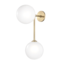 Mitzi by Hudson Valley Lighting H122102-AGB - Ashleigh Wall Sconce