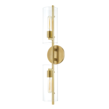 Mitzi by Hudson Valley Lighting H326102-AGB - 2 Light Wall Sconce