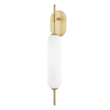 Mitzi by Hudson Valley Lighting H373101-AGB - Miley Wall Sconce