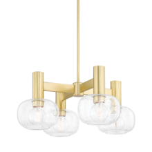 Mitzi by Hudson Valley Lighting H403804-AGB - Harlow Chandelier