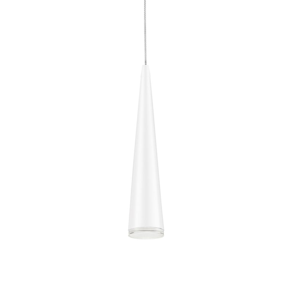 Mina 12-in White LED Pendant