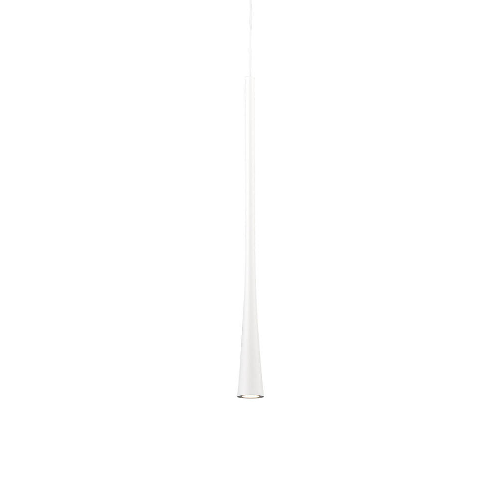 Taper 16-in White LED Pendant