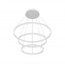  CH87332-WH - Cerchio 32-in White LED Chandeliers